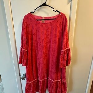 Free people pink dress- XL